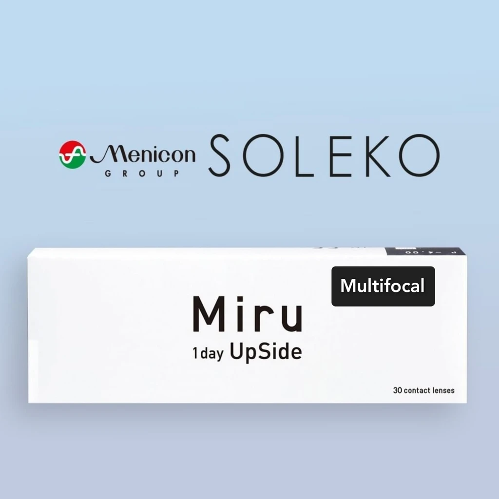 Miru giornaliere Upside multifocali Menicon- lenti a contatto correttive