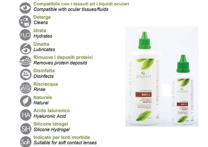 Soleko Soluzione Unica Ekisol (100 ml)- lenti a contatto