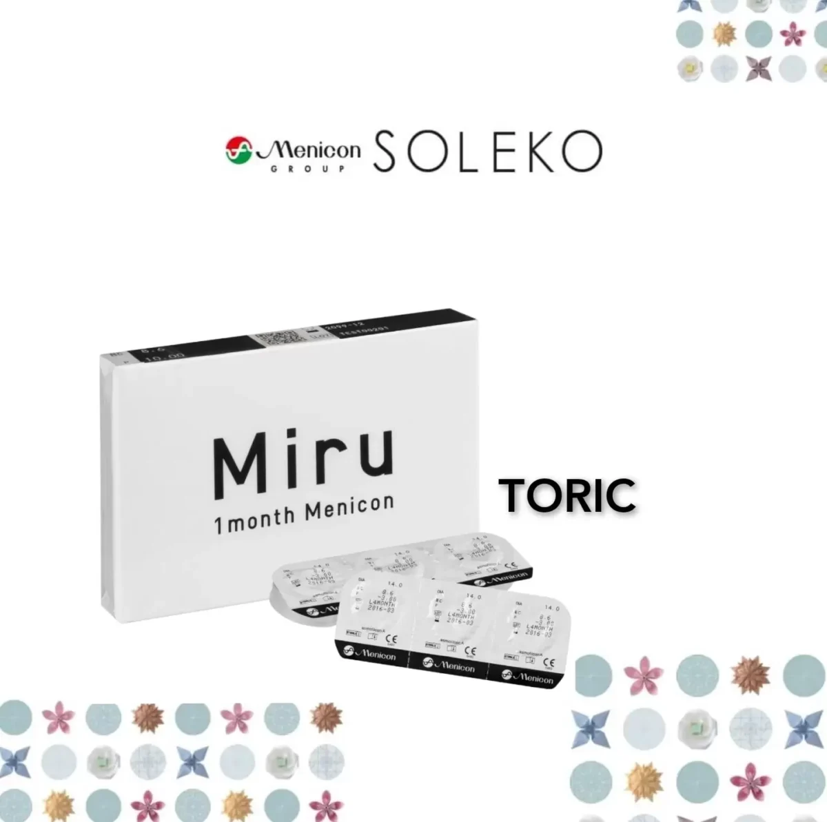 Menicon MIRU mensili toriche- lenti a contatto correttive