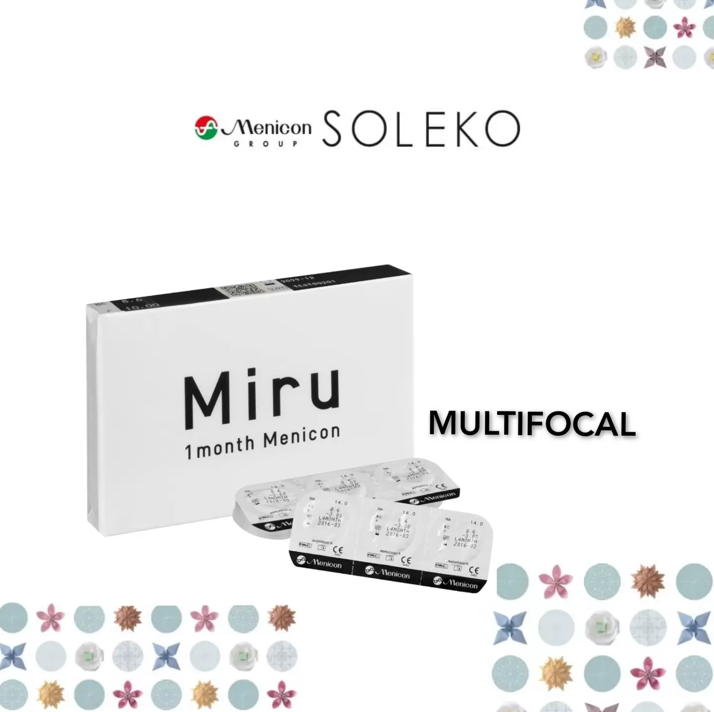Menicon MIRU mensili multifocali- lenti a contatto correttive